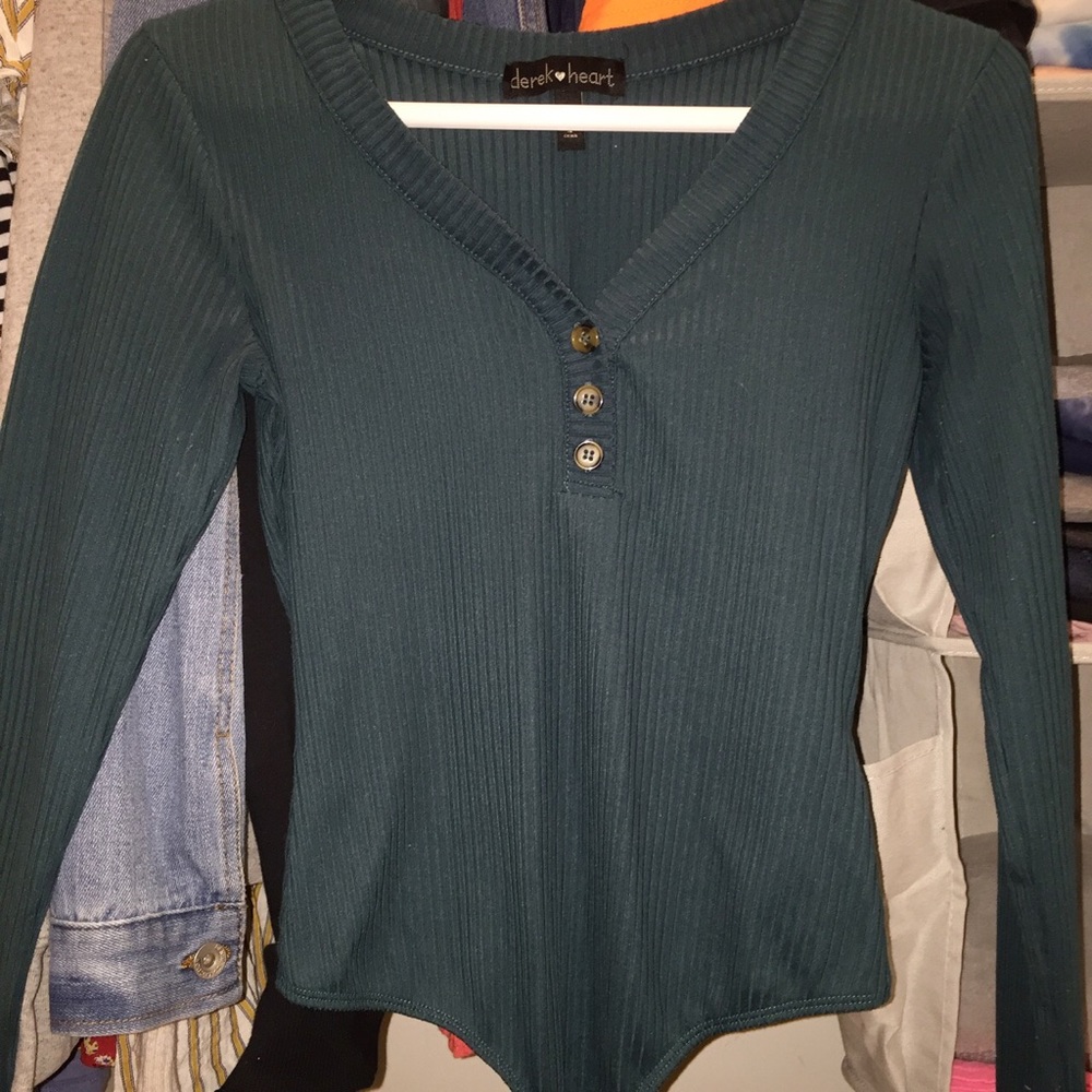 Teal Blue Bodysuit